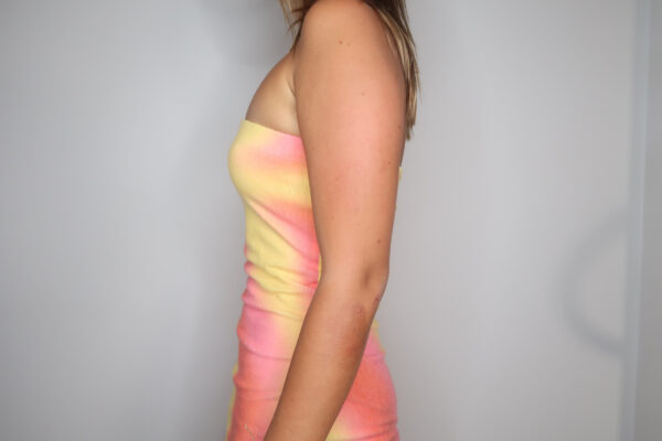 With Jean Strapless Frankie Mini Sunset Dress - Image 9