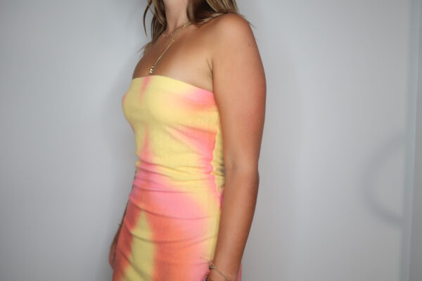 With Jean Strapless Frankie Mini Sunset Dress - Image 2